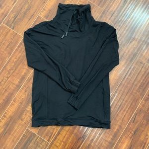 Lululemon cowl neck black hoodie size 4